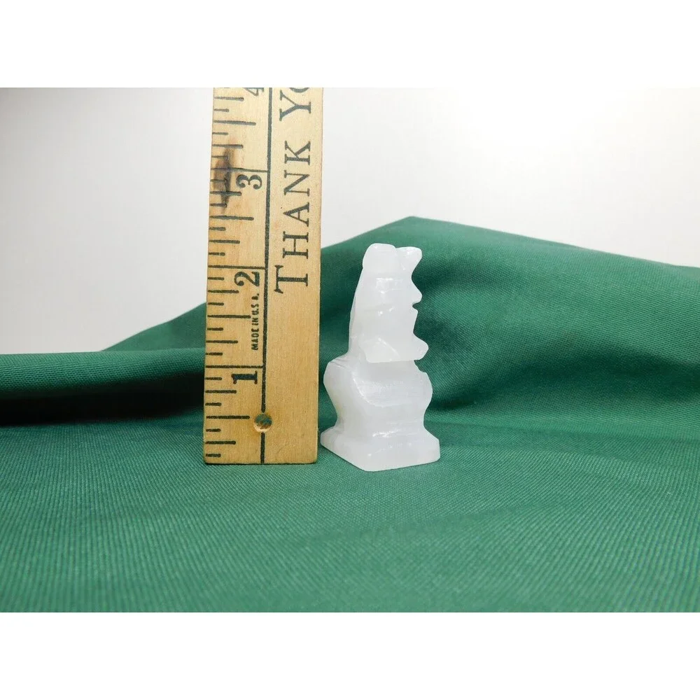 White Stone Knight Chess Piece 2 1/8” strategy gaming board games Replacement